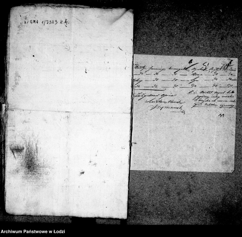 Obraz 13 z jednostki "Akta tyczące się zaświadczeń przesiedleń"