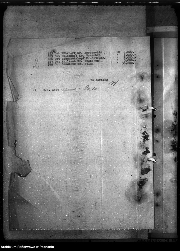 Obraz 6 z jednostki "Wykaz kredytów przyznanych wielkim majątkom ziemskim"