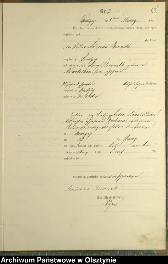 image.from.unit.number "Sterbe-Haupt-Register Nr 1 - 22"