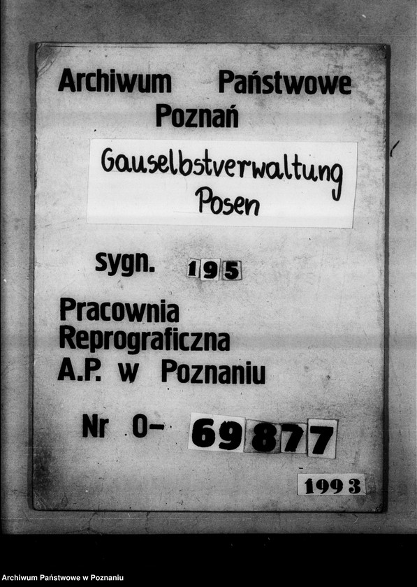 Obraz 1 z jednostki "Rundschreiben der Gaukämmerei - 1944."