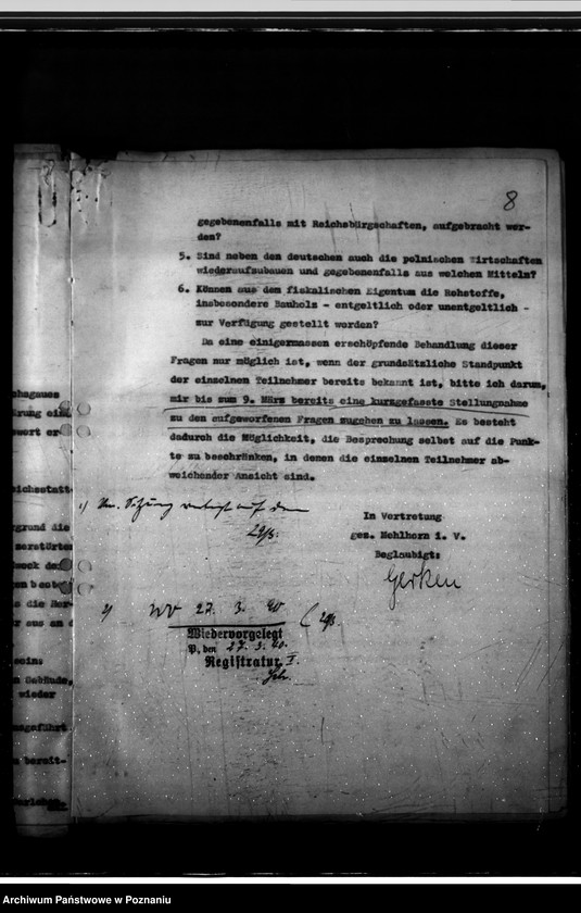 Obraz 12 z jednostki "Abteilungsleiterbesprechungen"