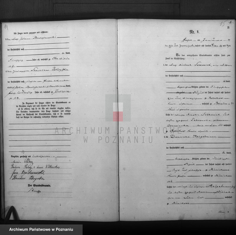 Obraz 9 z jednostki "Księga małżeństw"