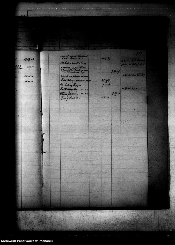 Obraz 14 z jednostki "Ograniczenia w obrocie ziemią. Rejestr spraw obrotu i obciążeń osad i działek utworzonych przy parcelacji obciążonych należności ziemi skarbu państwa"