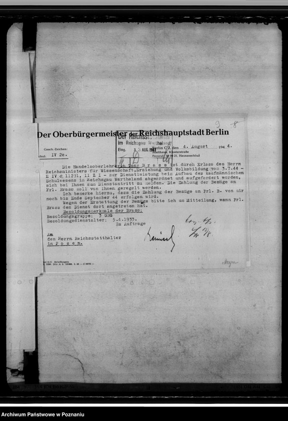 Obraz 13 z jednostki "Gewerbelehramt"