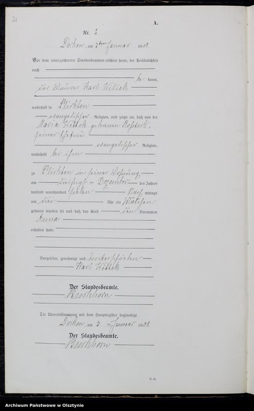 Obraz z jednostki "Geburts-Neben-Register Nr 1-93"