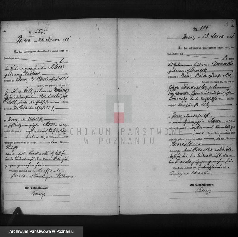 Obraz 6 z jednostki "Księga urodzeń t. II"