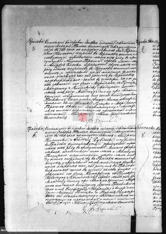 image.from.unit.number "Akta urodzeń wyznania rzymsko-katolickiego parafii w Janówce z lat 1890-1893"