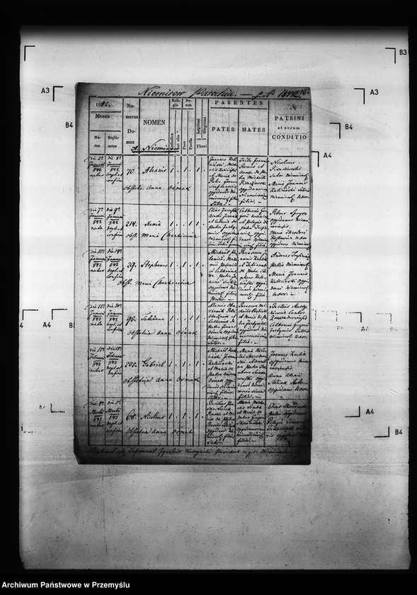 Obraz 20 z jednostki "[Kopie ksiąg metrykalnych parafii Niemirów z filiami Wólka Niemirowska i Przedmieście (dekanat Niemirów)]"