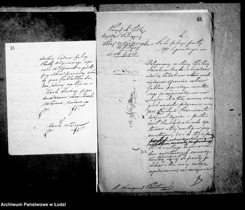 Obraz 17 z jednostki "Akta tyczące się korespondencji pocztowych"