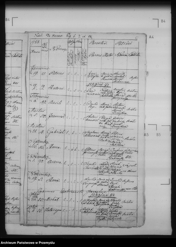 Obraz 9 z jednostki "[Kopie ksiąg metrykalnych parafii Hoczew z filiami Bachlowa, Dziurdziów (dekanat Baligród)]"