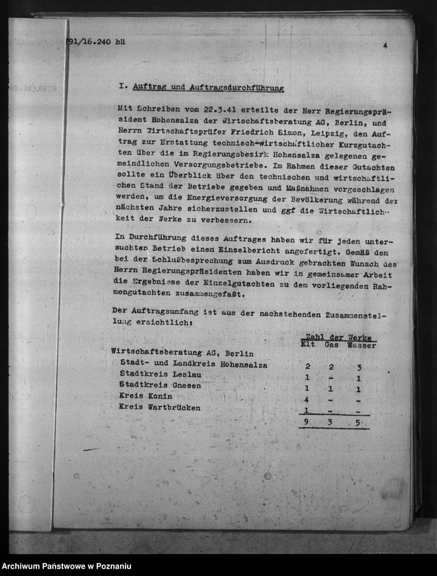 Obraz 8 z jednostki "Rehmengutachten über die Energieversorgung im Regierungsbezirk Hohensalza - Inowrocław"