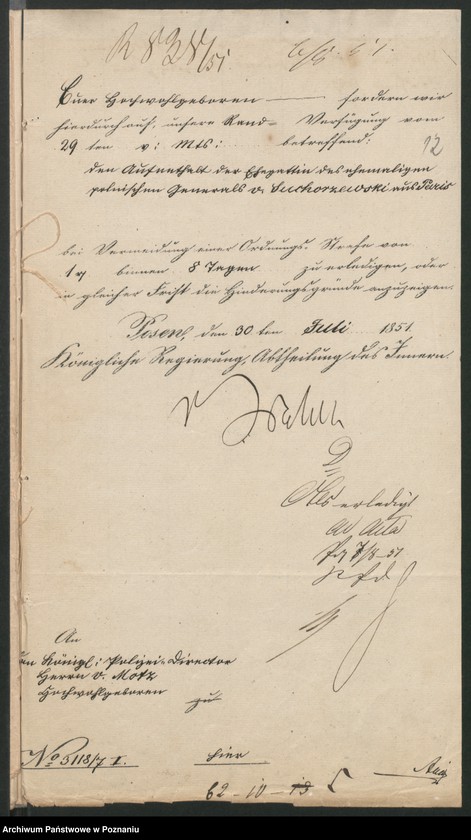 Obraz 17 z jednostki "A. betr. den polnischen Flüchtling General von Suchorzewski"