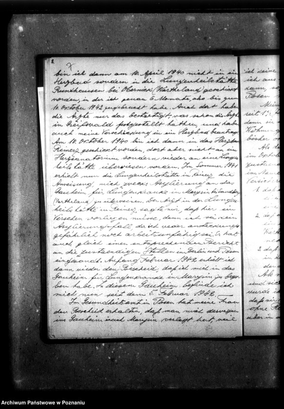 Obraz 11 z jednostki "Aufnahme und Entlassung von Deutschen Tbc-Kranken."