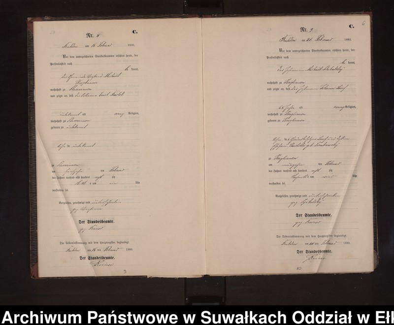 image.from.unit.number "Sterbe-Neben-Register des Preussischen Standes-Amtes Stasswinnen Kreis Loetzen"