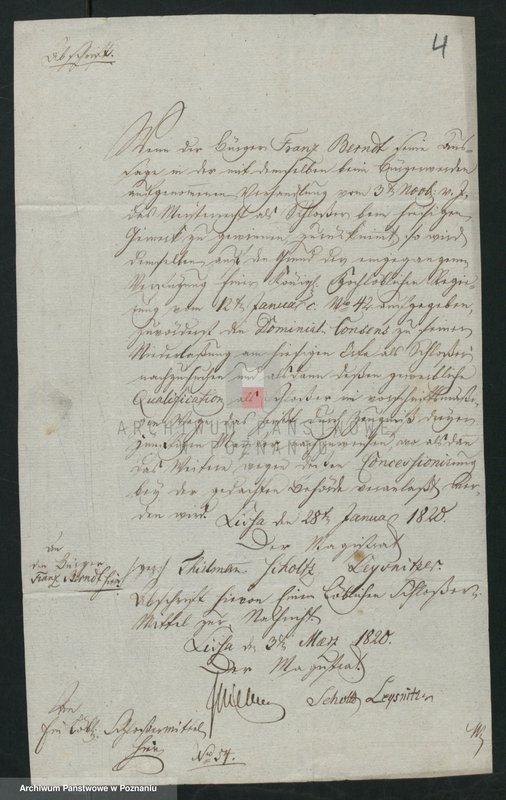 Obraz 5 z jednostki "[Korespondencja cechowa z różnymi władzami i pokwitowania uiszczonych opłat]"