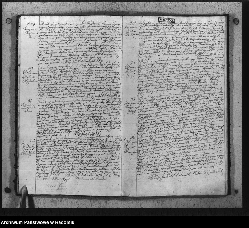 image.from.unit.number "Duplikat urodzonych, zaślubionych i zmarłych aktów połączonych religijno cywilnych gminy i parafii Kazanów na rok 1839"