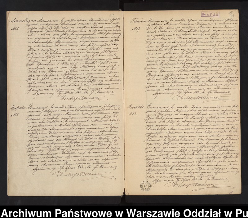 image.from.unit.number "Akta urodzeń, małżeństw i zgonów"
