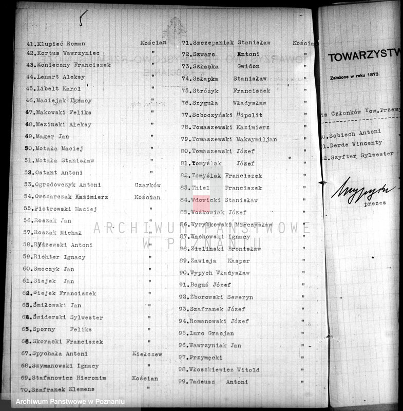 Obraz 9 z jednostki "/Towarzystwo Przemysłowo-Rzemieślnicze w Kościanie/"