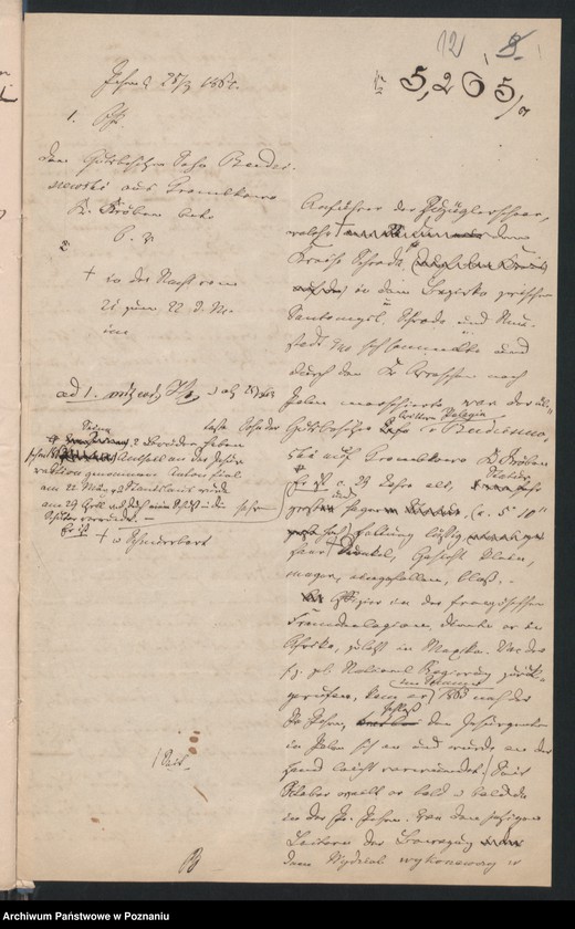 Obraz 16 z jednostki "A. betr. die Familie von Budziszewski"