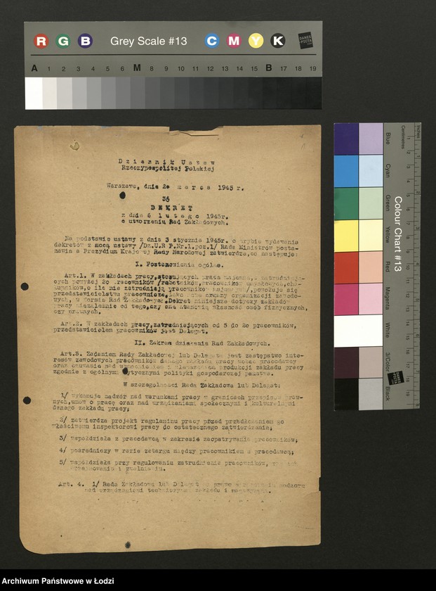 Obraz 2 z jednostki "Okólniki, uchwały i instrukcje związków zawodowych"