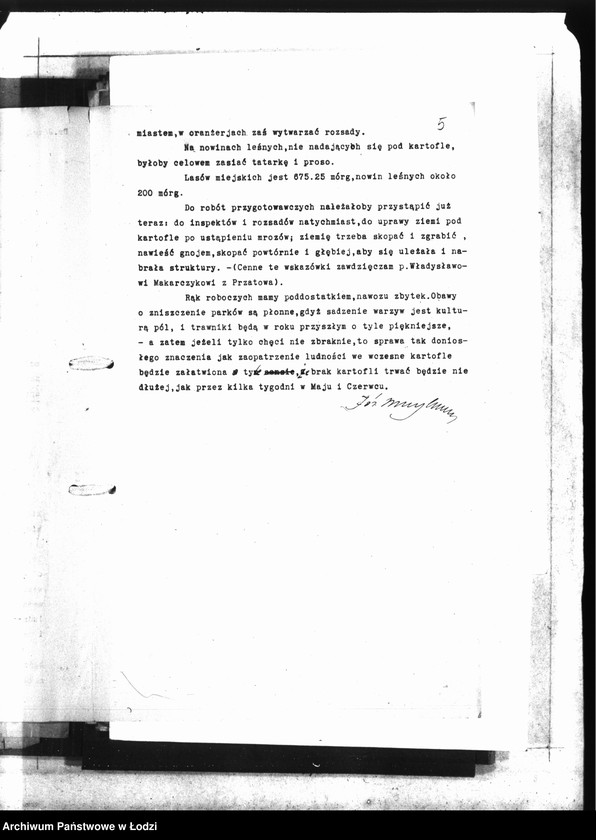 Obraz 9 z jednostki "Protokoły [z posiedzeń Komitetu Robót Publicznych, Komisji Wykonawczej przy Sekcji Rolnej, Zebrania Międzywydziałowe oraz Sekcji Rolnej]"