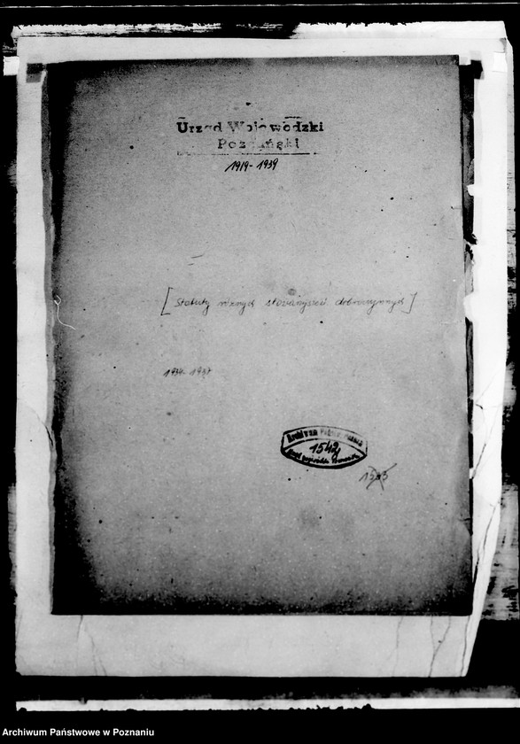 Obraz 4 z jednostki "/Statuty różnych stowarzyszeń opiekuńczych/"