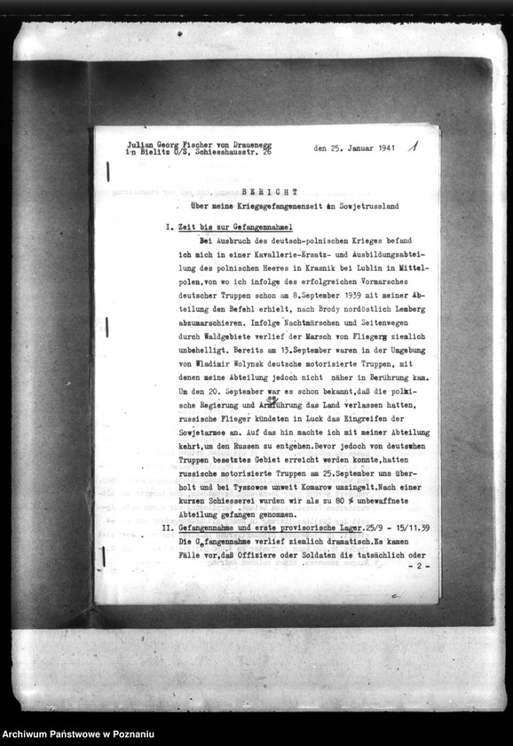 image.from.unit.number "Wspomnienia Niemca J. G. Fischera von Drauenegg z Vailska z pobytu z niewoli radzieckiej jako polski żołnierz w okresie 1939 - 1941"