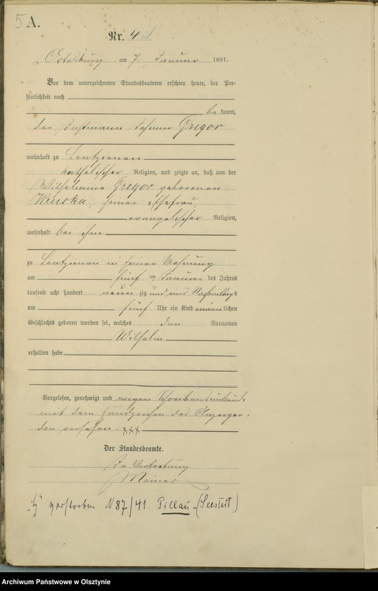 image.from.unit.number "Geburts-Haupt-Register Nr 1 - 99"