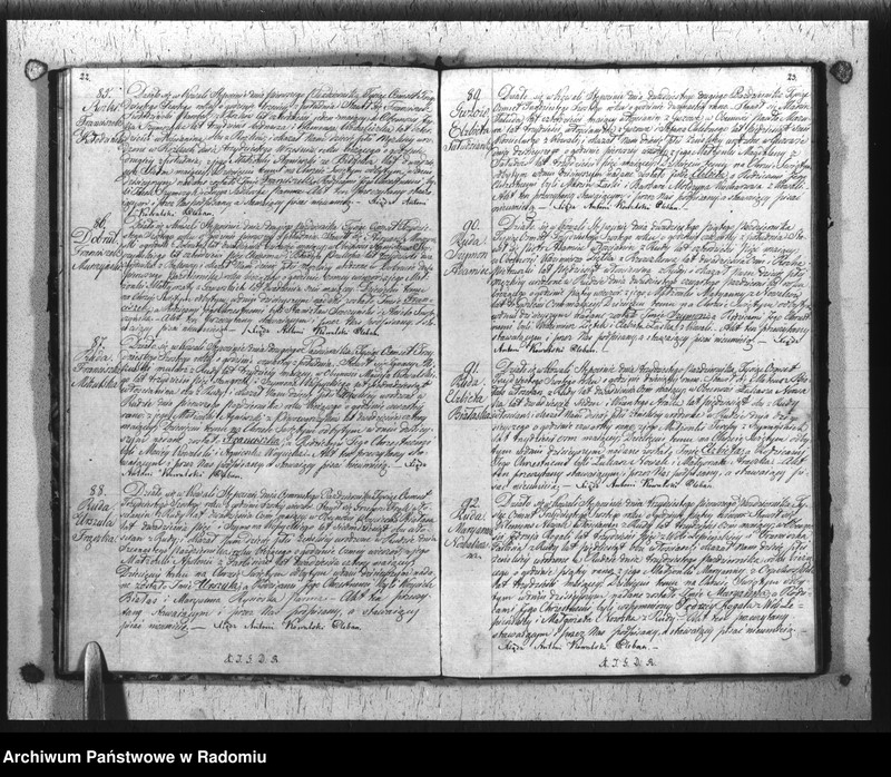 Obraz 14 z jednostki "Dupplikat Aktów Religiyno- Cywilnych Urodzenia, Zaślubienia i Zeyścia parafii Kowali Stępociny Roku 1836"