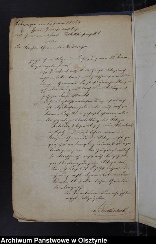 image.from.unit.number "Eintausch des zur hiesigen Pfarrer gehörenden Scheunengartens gegen Grundplätze gehörende dem Rokittke"