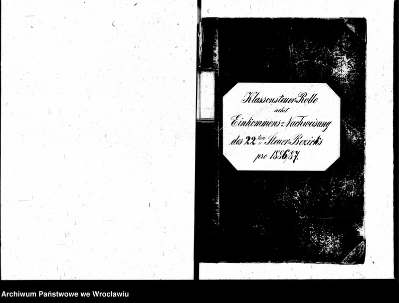 image.from.unit.number "Klassensteuerrolle nebst Eikommens - Nachweisung"