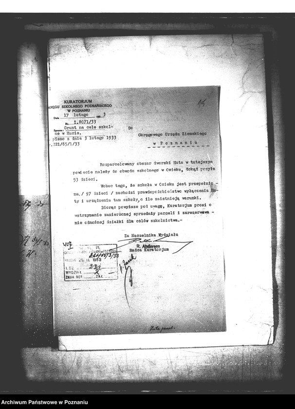 Obraz 19 z jednostki "Huta - powiat bydgoski parcelacja majątku"