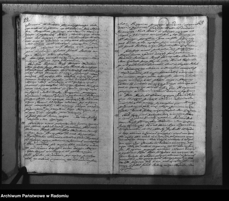 image.from.unit.number "Księga urzędnika stanu cywilnego parafii Głowaczew na rok 1815"