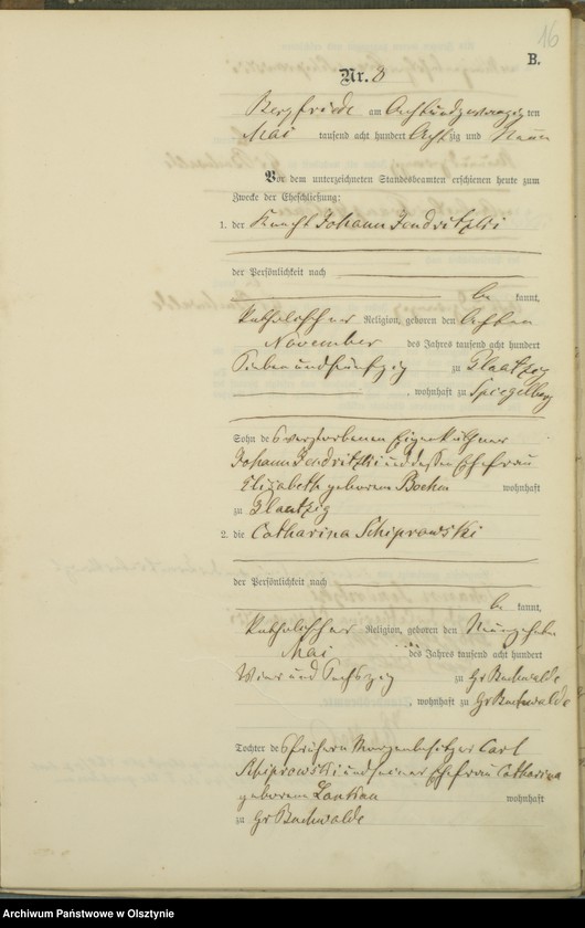 Obraz 18 z jednostki "Heiraths-Haupt-Register Nr 1 - 25"
