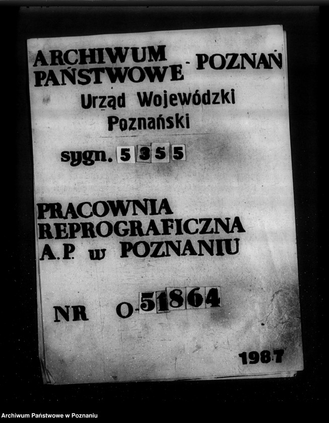 Obraz 1 z jednostki "Zatwierdzenie projektu zakładu przemysłowego /młyna motorowego/ A. Dary w Krosinku powiat śremski"