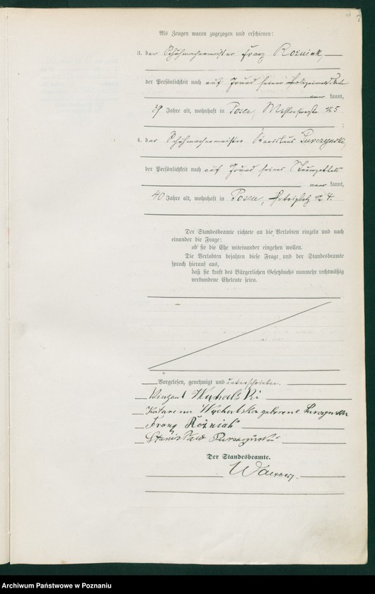 Obraz 8 z jednostki "Księga miejscowa małżeństw tom I"