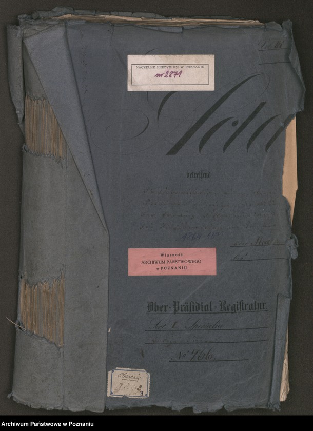 Obraz 2 z jednostki "Die Organisation einer Verschwörung unter der polnischen Bevölkerung der Provinz Posen /Poznań/ im Anschluss an die Insurrektion im Königreiche Polen."