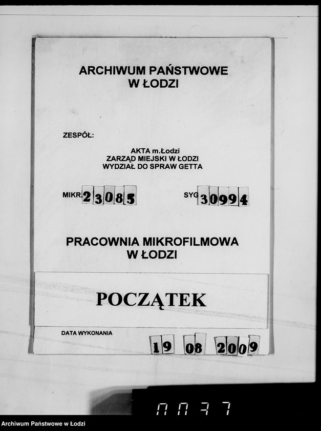 Obraz 1 z jednostki "Auftrag R.71/43 H BA.L L