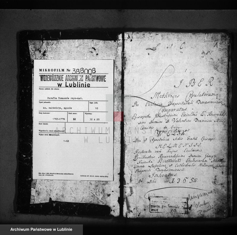 Obraz 3 z jednostki "Księga zaślubionych i zmarłych"