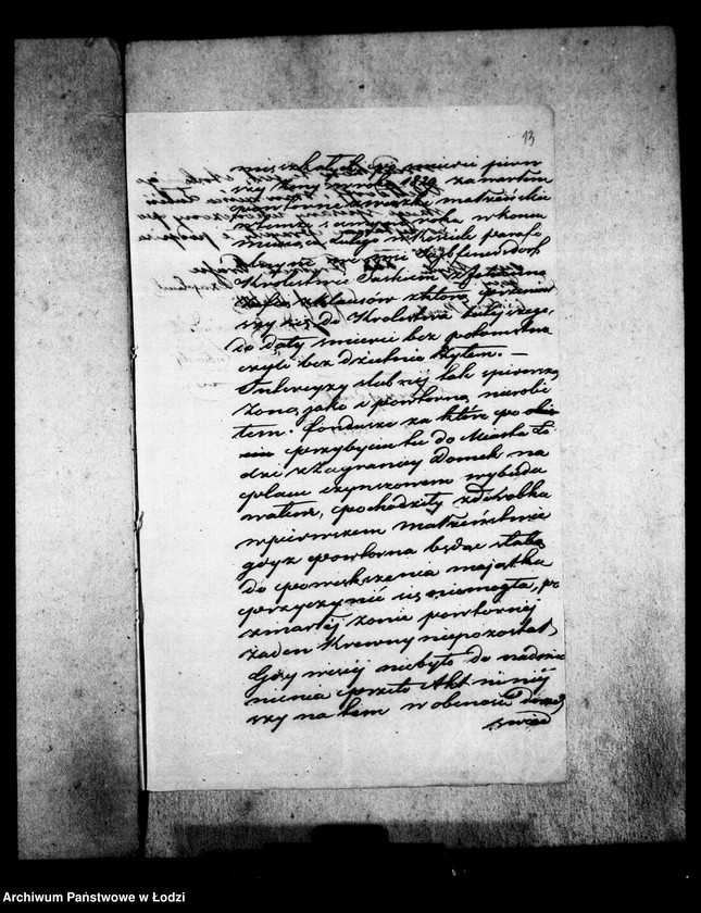 Obraz 17 z jednostki "Akta tyczące się spisu inwentarza pozostałości po zmarłej Johannie Zofii Prasse"