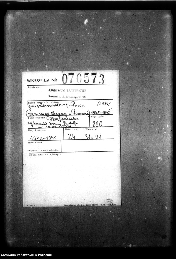 Obraz 2 z jednostki "[Akta personalne wychowanka Bruna Rudolfa, ur. 10 IX 1931]."