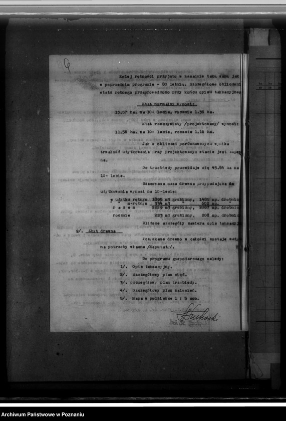 Obraz 10 z jednostki "Program urządzenia gospodarstwa leśnego dla lasu majętności Wronczyn-Pomarzanowice powiat poznański 1936-1946"