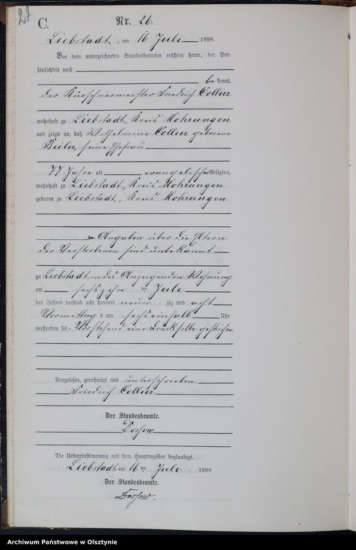 image.from.unit.number "Sterbe-Neben-Register Nr 1 - 46"
