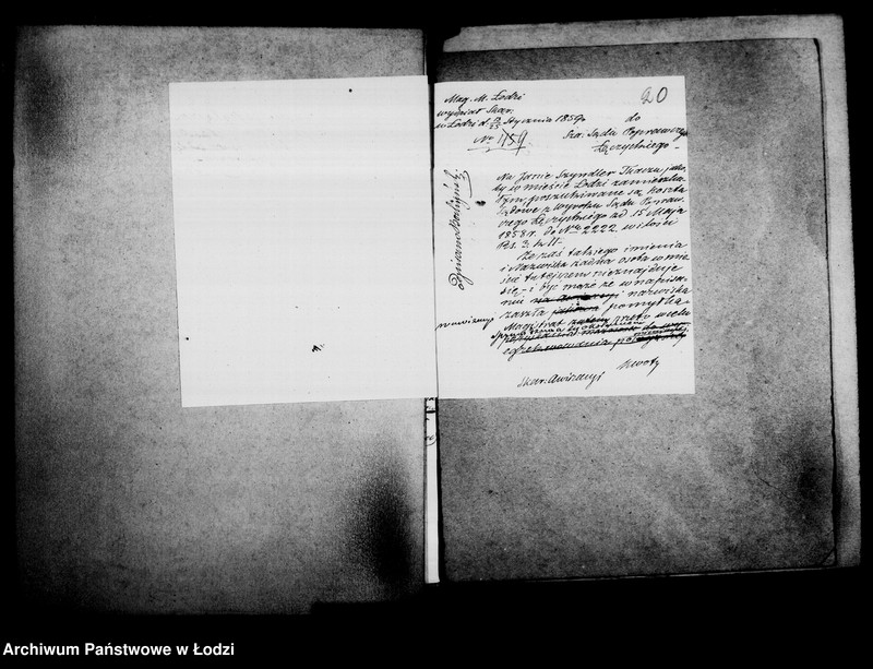 Obraz 18 z jednostki "Akta w przedmiocie awizacji"