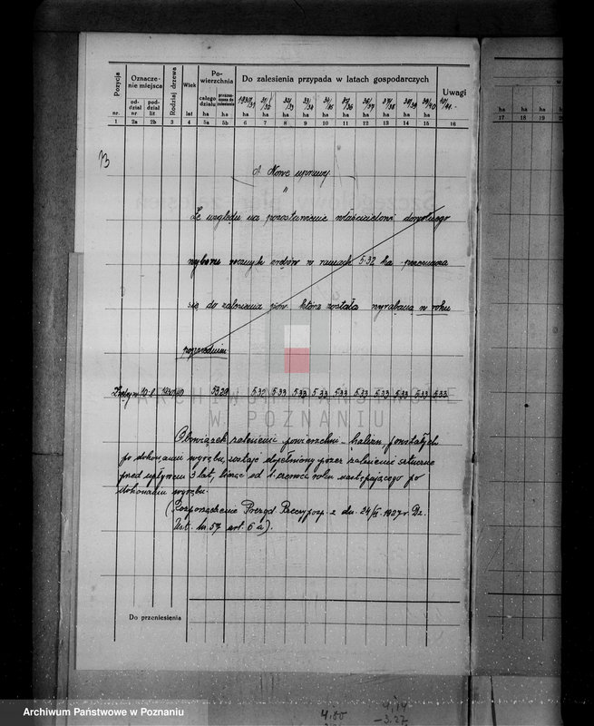 Obraz 17 z jednostki "/Nadzór nad lasami/ majątku Gębice powiatu czarnkowskiego"