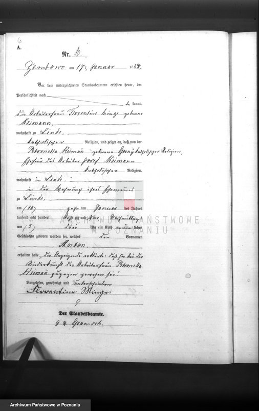 Obraz 8 z jednostki "Księga urodzeń"