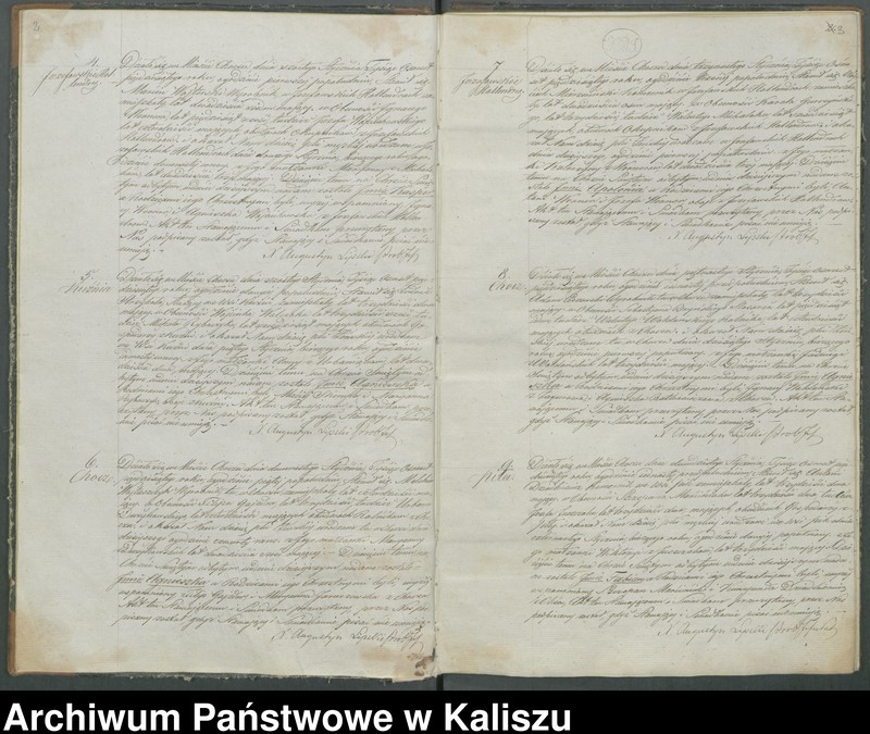 Obraz 6 z jednostki "Książka duplikat aktów urodzeń, zaślubień i zejść"