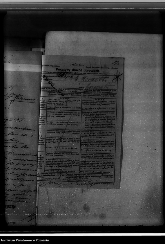 Obraz 17 z jednostki "Majętność /leśna/ Gorzycziki powiat kościański"