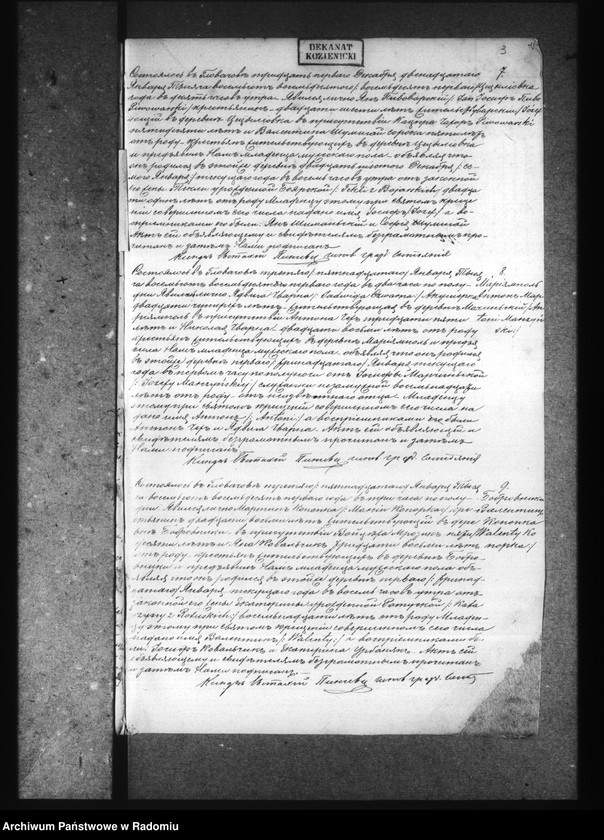 image.from.unit.number "Dublikat aktov o rodivšihsâ, brakosoče6avšihsâ i umerših v prihode Głovačev za 1881god"