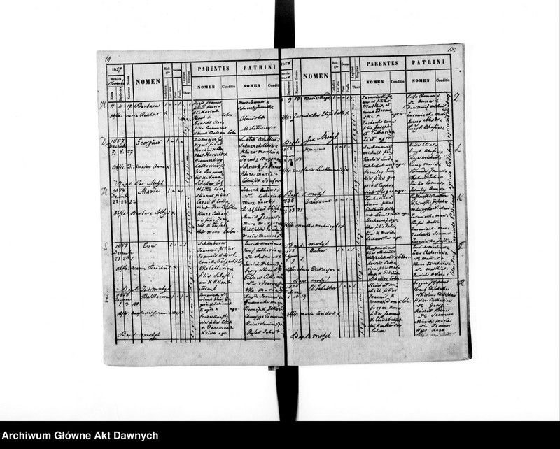 image.from.unit.number "Parafia: Uhnów. Dekanat: Bełz. Księga metrykalna urodzeń dla wsi Józefówka, Michałówka i Poddębce."